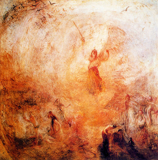Joseph Mallord William Turner: „Der Engel vor der Sonne“, 1846