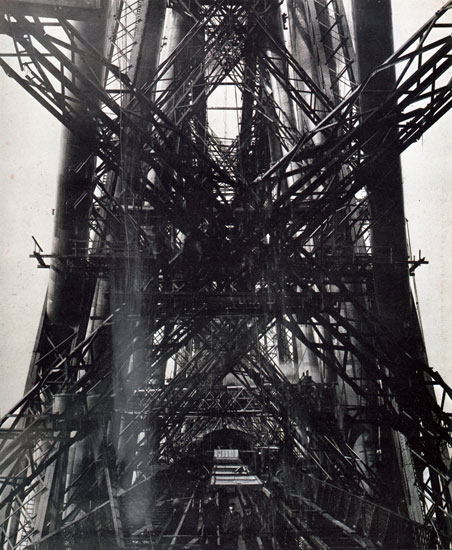 Anonym: Construction of the Forth Bridge, um 1884 