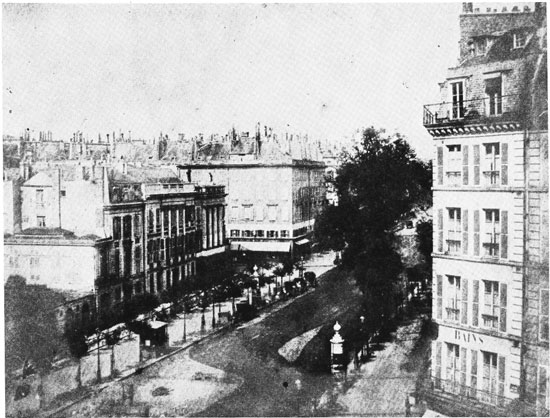 William Henry Fox Talbot: Tafel II. Ansicht der Pariser Boulevards, [1843